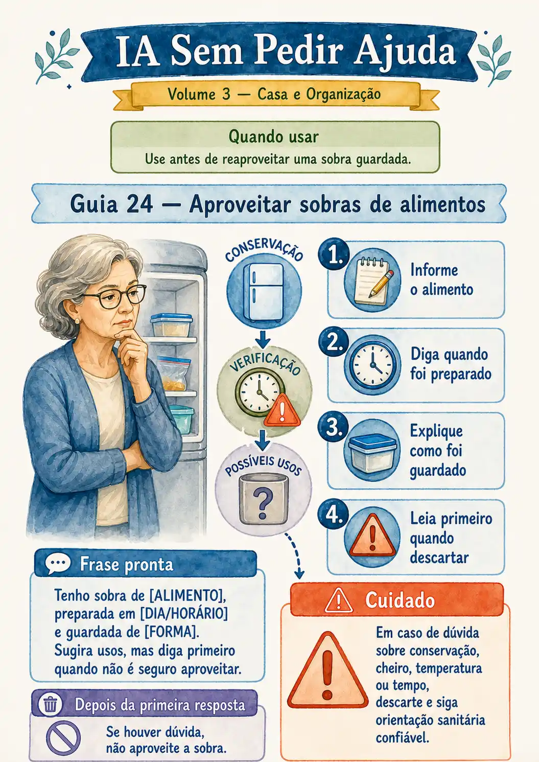 Guia 24 — Aproveitar sobras de alimentos
